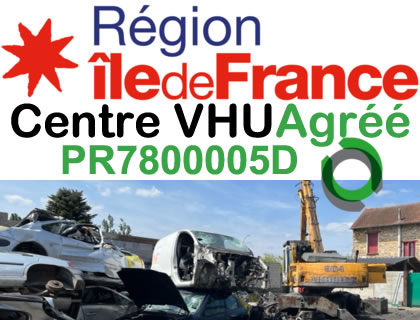 Pour bénéficier prime conversion contactez centre VHU agréé