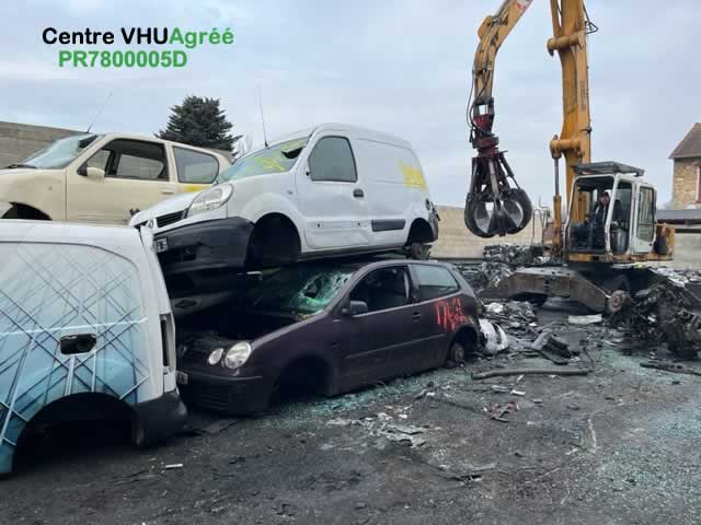 Se débarrasser vehicule pour casse