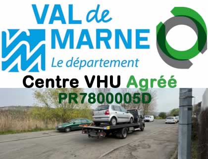 Enlevement epave gratuit Vitry-sur-Seine