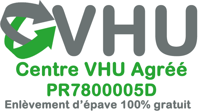 Centre VHU enlèvement epave gratuit